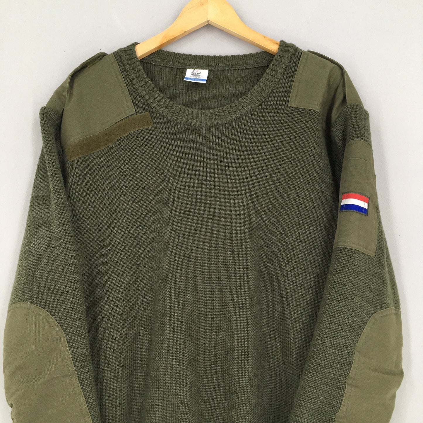 Zuiver Scheerwol Plain Wool Army Knitwear Sweater