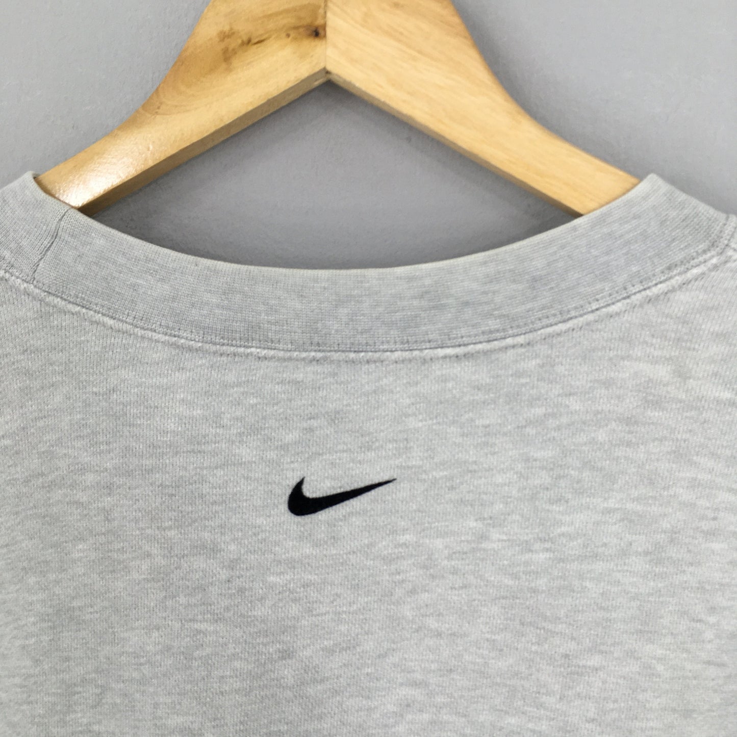 Nike Swoosh Nike Block Gray Sweatshirt Medium