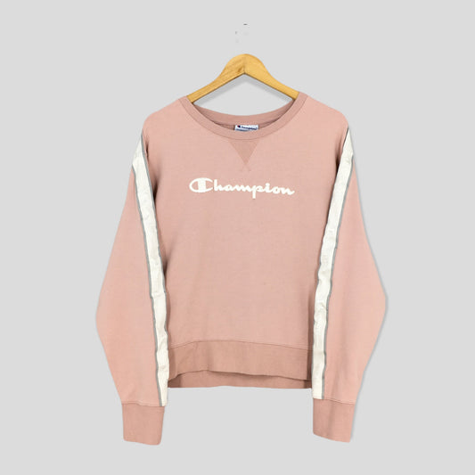 Champion Sportswear Pink Crop Sweatshirt Medium