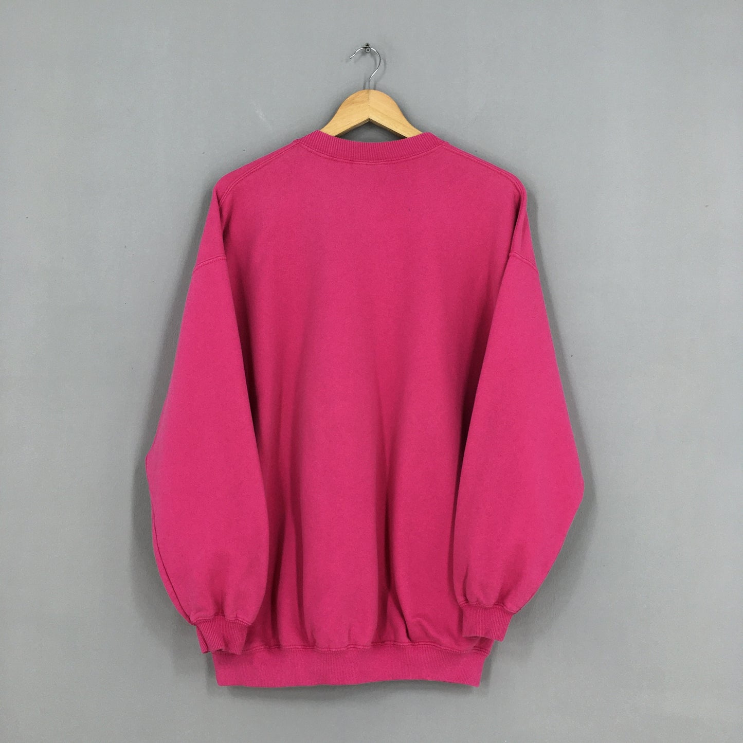 Grandma Embroidery Pink Sweater XLarge