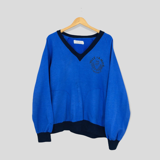 Ville d'Amos Blue Sweatshirt Large