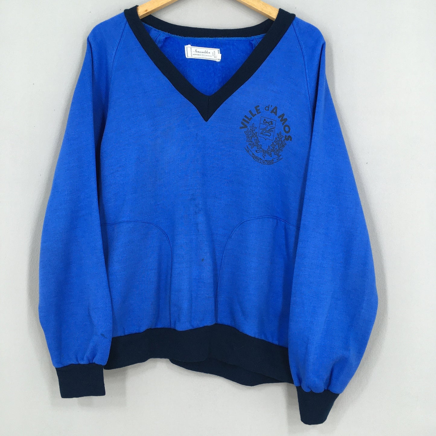 Ville d'Amos Blue Sweatshirt Large