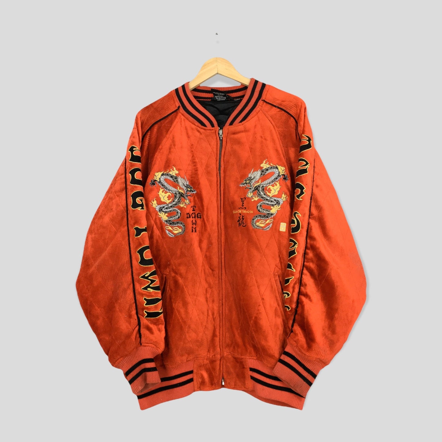 Dogtown Sukajan Dragon Velvet Jacket XLarge