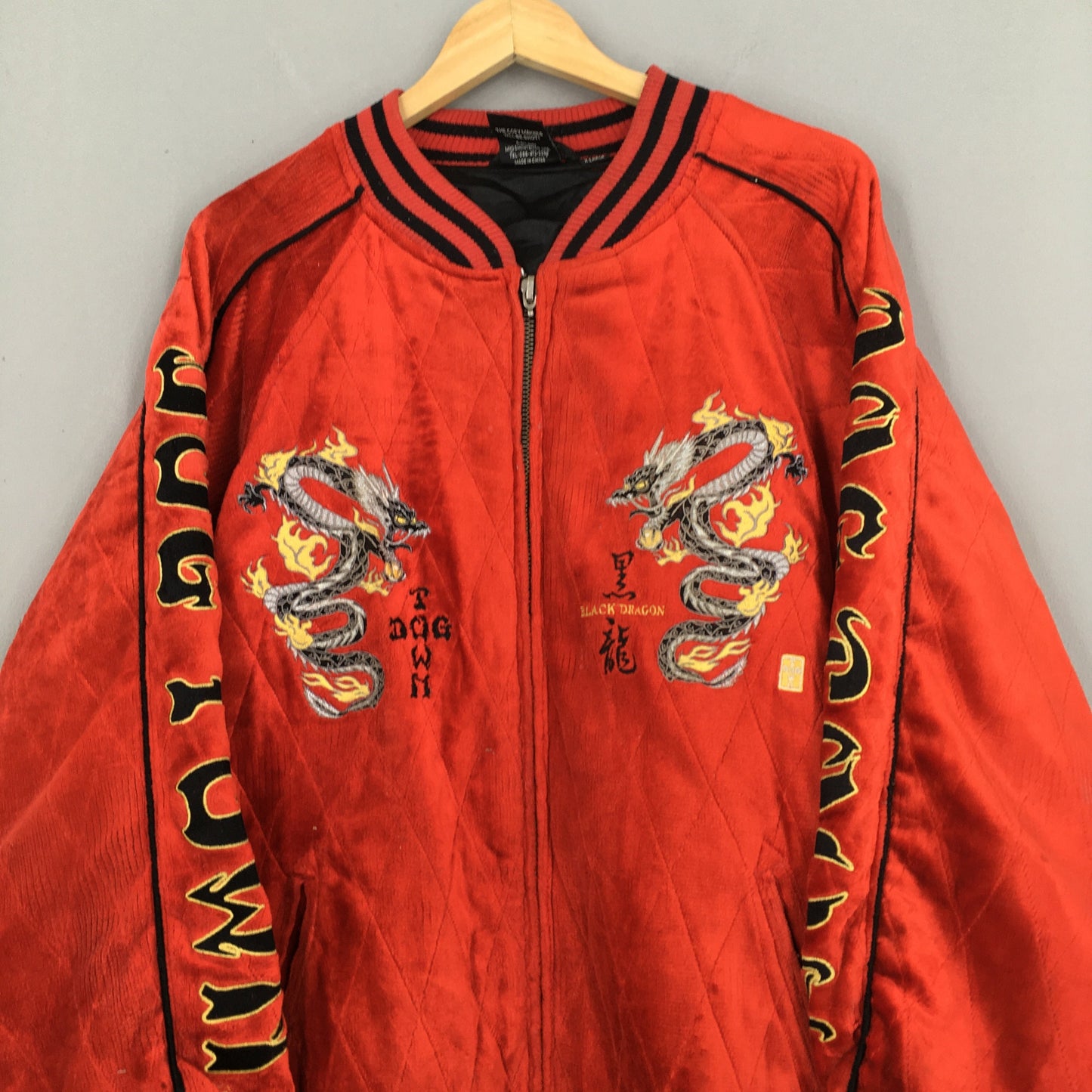 Dogtown Sukajan Dragon Velvet Jacket XLarge