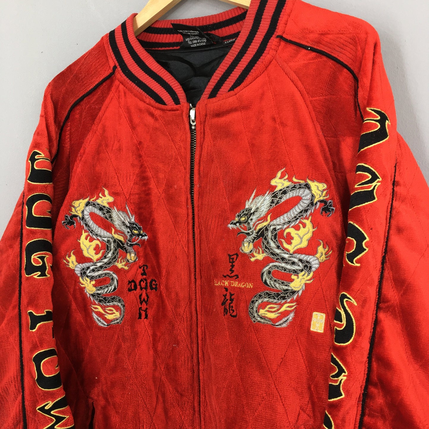 Dogtown Sukajan Dragon Velvet Jacket XLarge