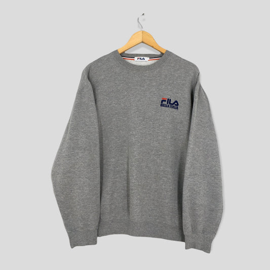 Fila Biella Italia Gray Sweatshirt XLarge