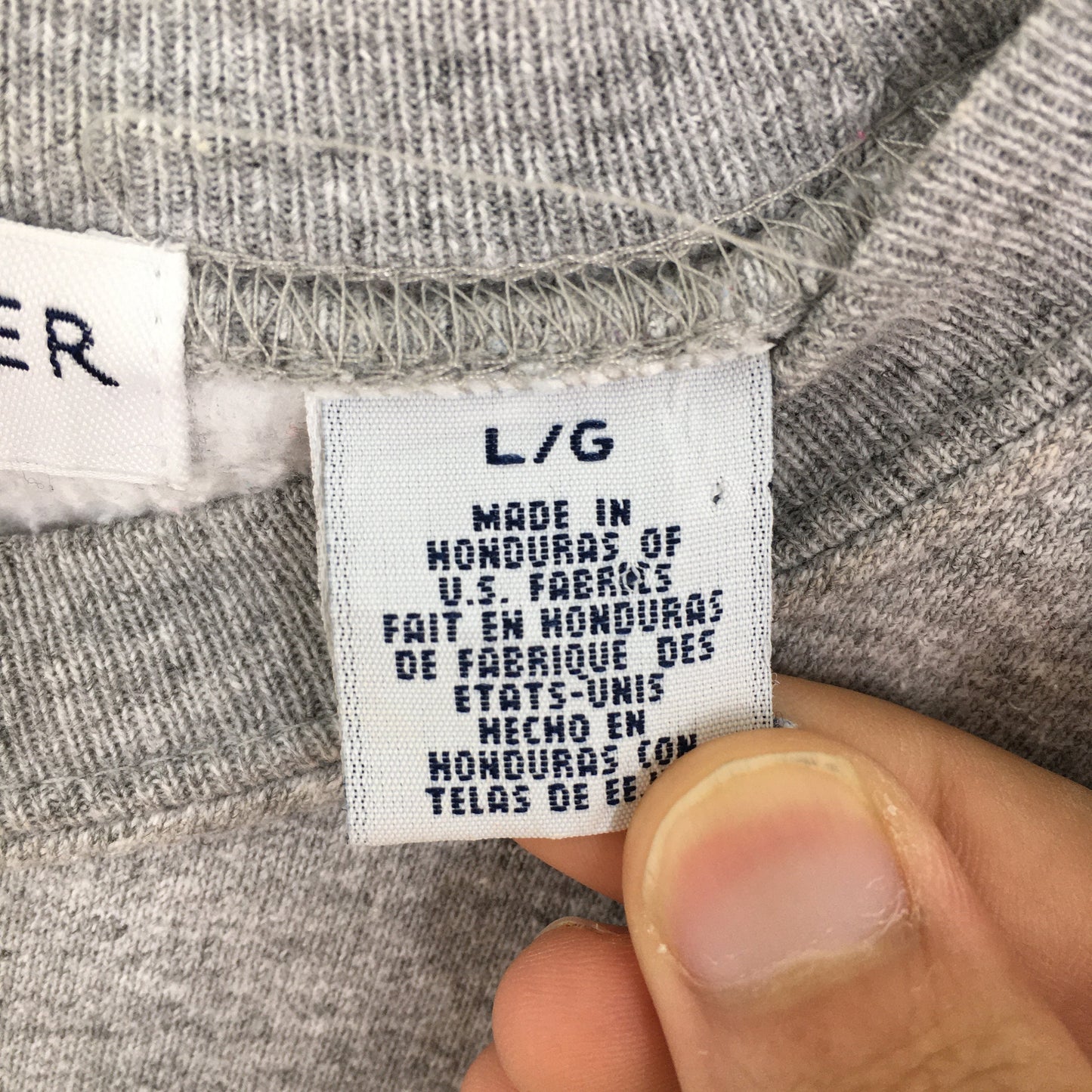 Tommy Hilfiger Gray Sweatshirt Medium