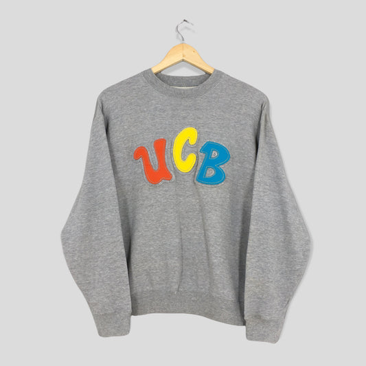 UCB United Colors Of Benetton Gray Sweater Small