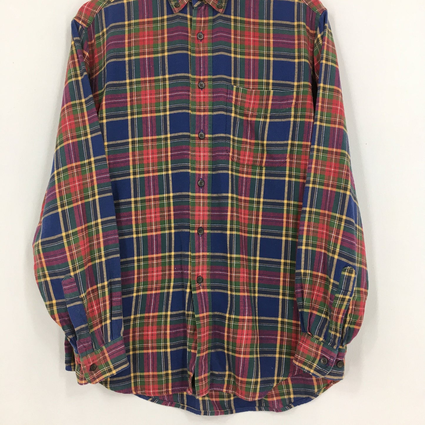 LL Bean Checked Flannel Button Up Small