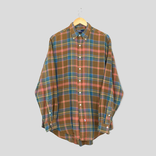 Polo Ralph Lauren Checkered Flannel Shirt Large