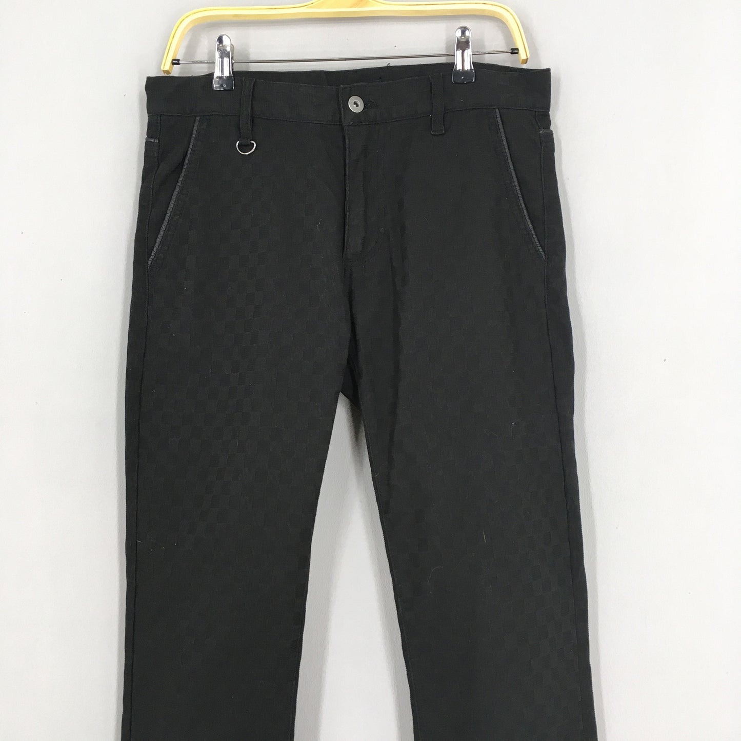 Avail Mode Japanese Black Checkered Pants Size 32x32.5