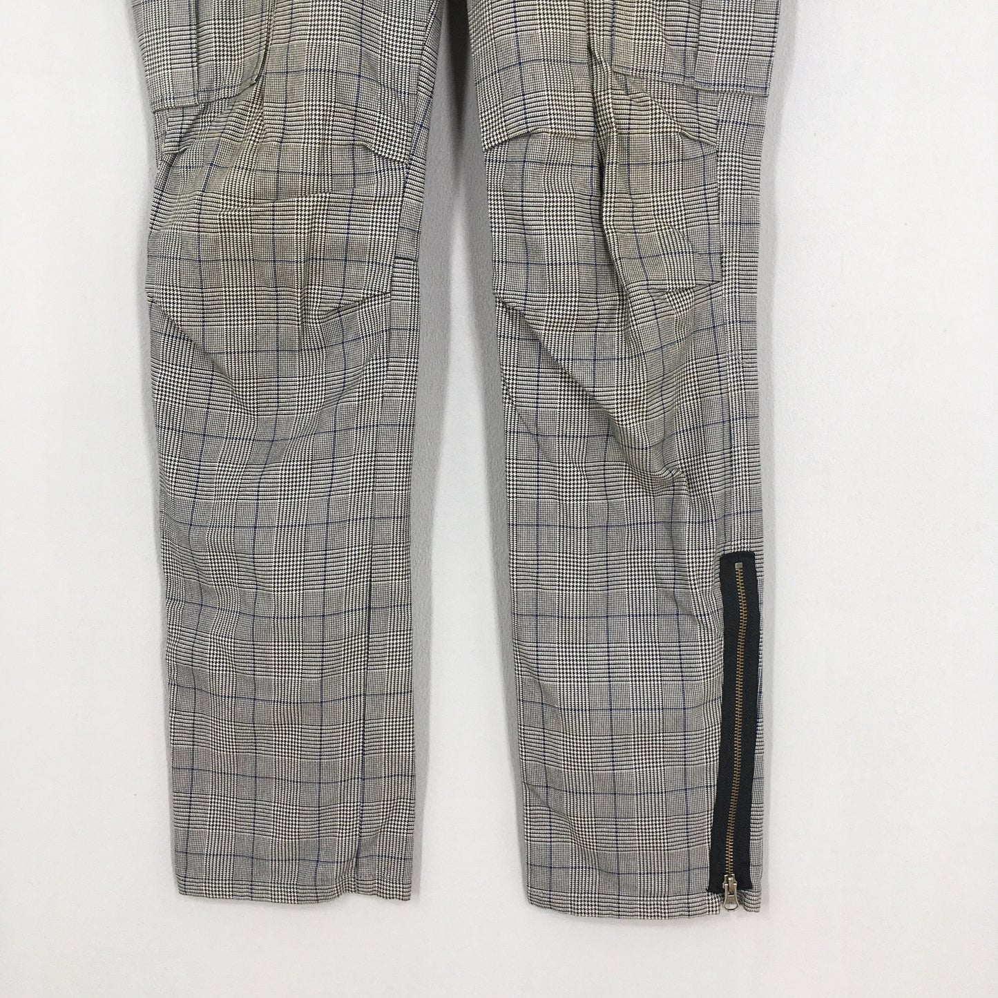 Comme Ca Commune Checkered Cargo Pants Size 30x31.5