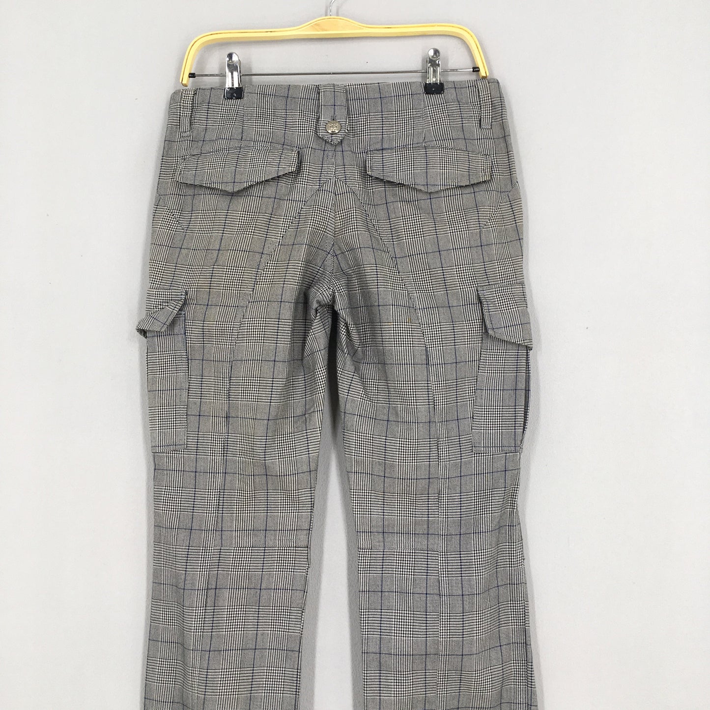 Comme Ca Commune Checkered Cargo Pants Size 30x31.5