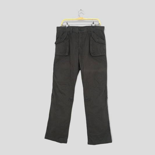 Japanese Straight Cut Cargo Pants Size 34x32