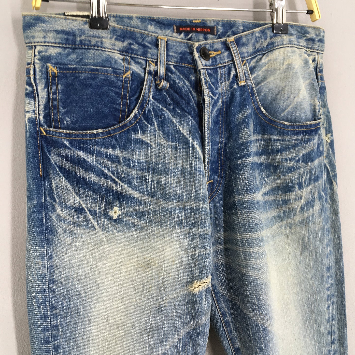 Blue Way Japan Acid Wash Jeans Size 30x34