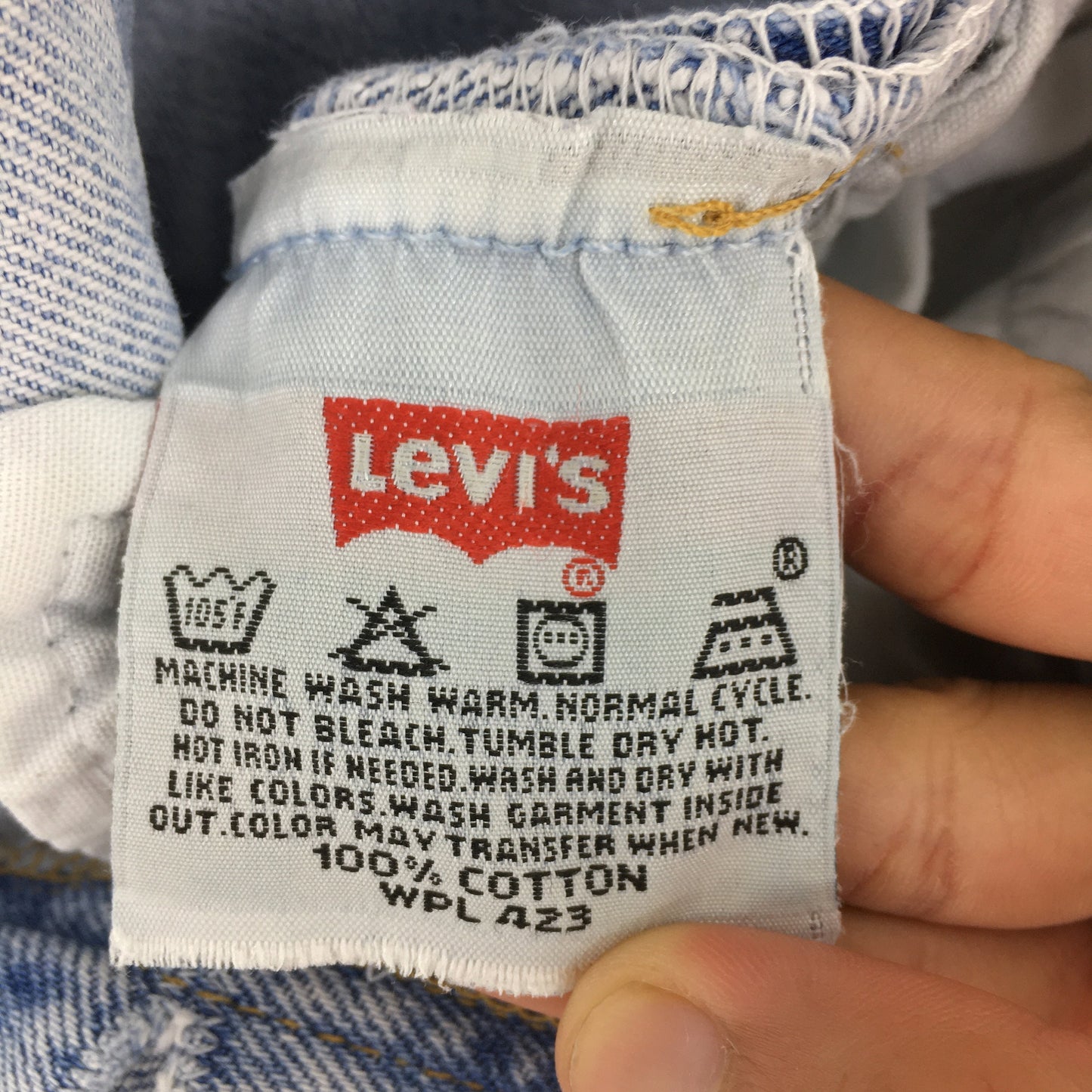 Levi's 501 Light Blue Jeans Size 34x30