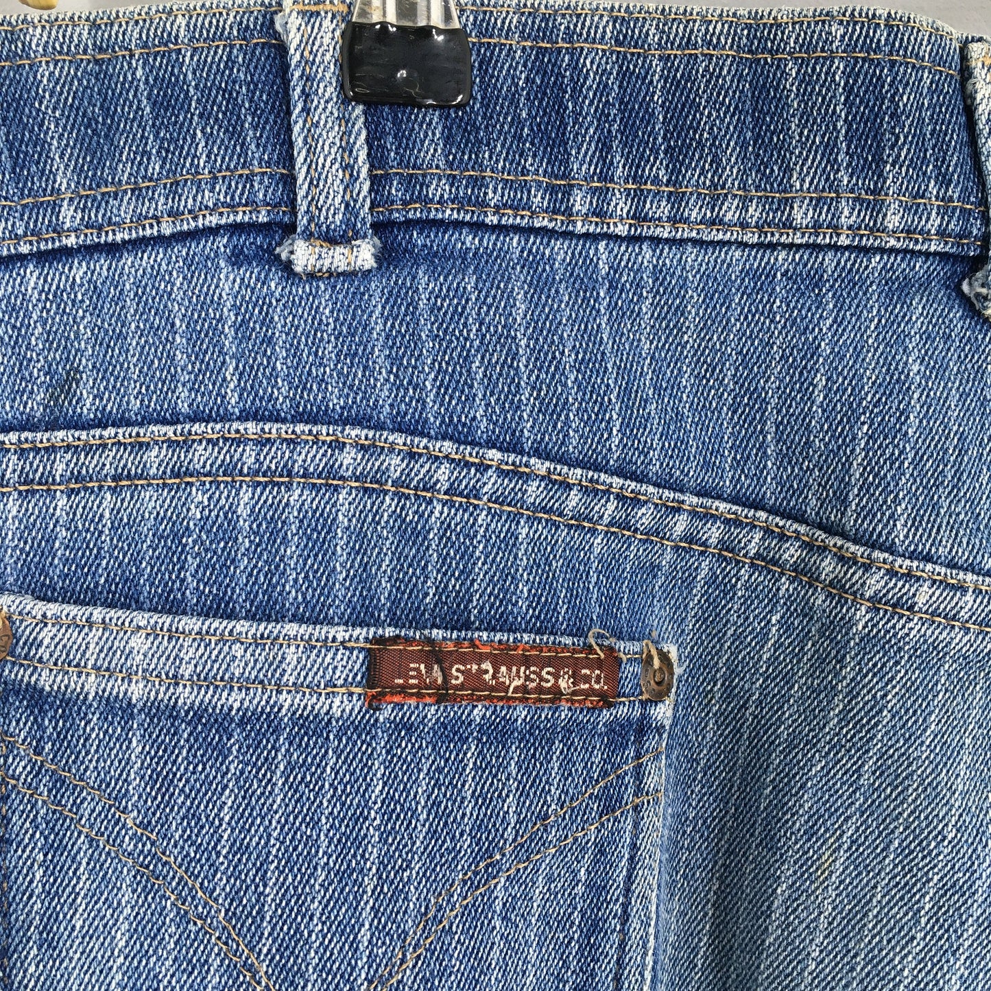 Levi's Action Casuals Blue Pinstripe Jeans Size 34x30