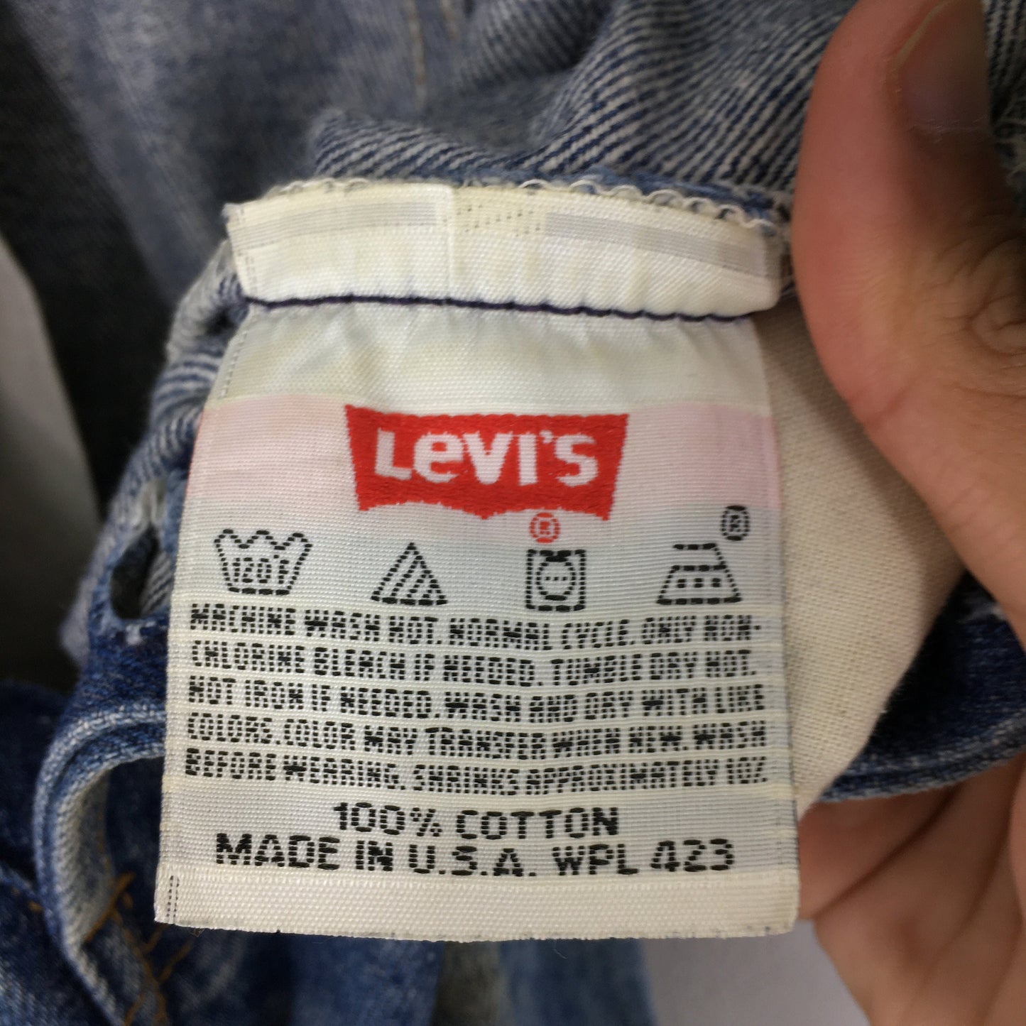 Levi's 501XX Stone Washed Jeans Size 33x33