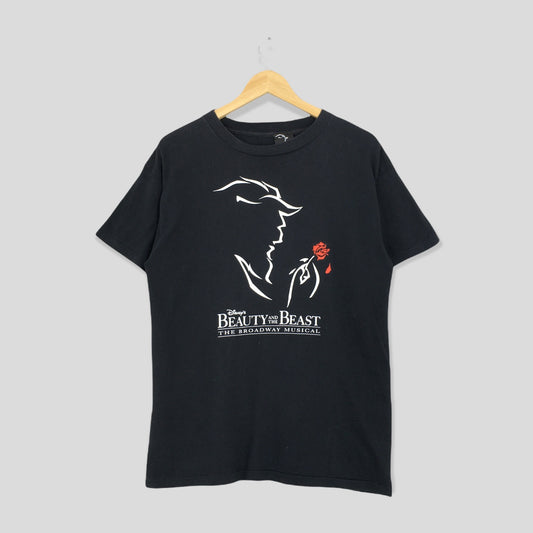 Beauty And The Beast Disney Tshirt Black Medium