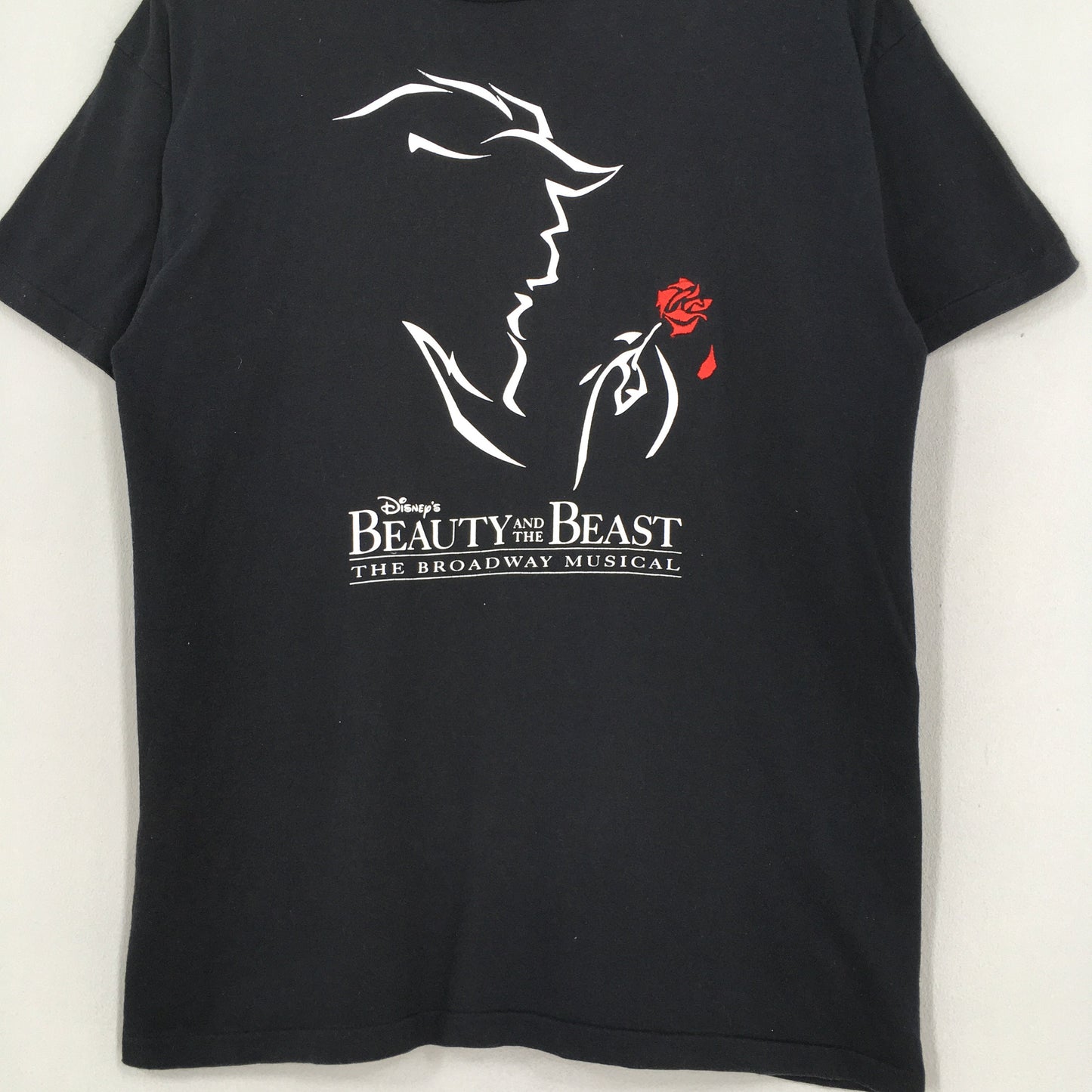 Beauty And The Beast Disney Tshirt Black Medium