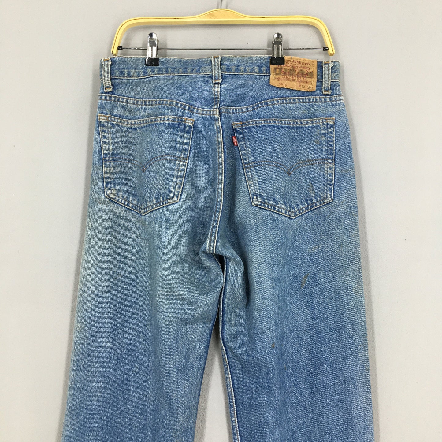 Levi's 501XX Stonewash Blue Dirty Jeans Size 30x33