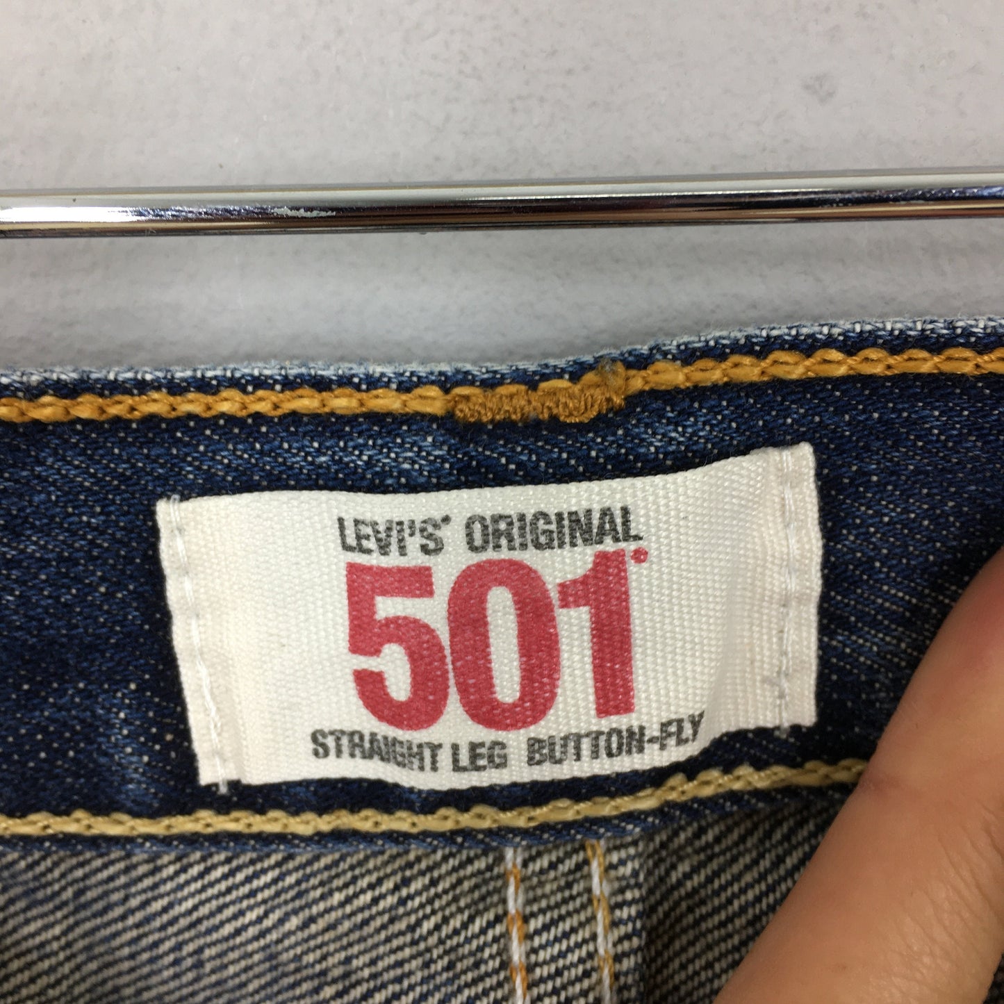 Levi's 501 Faded Blue Jeans Size 29x31