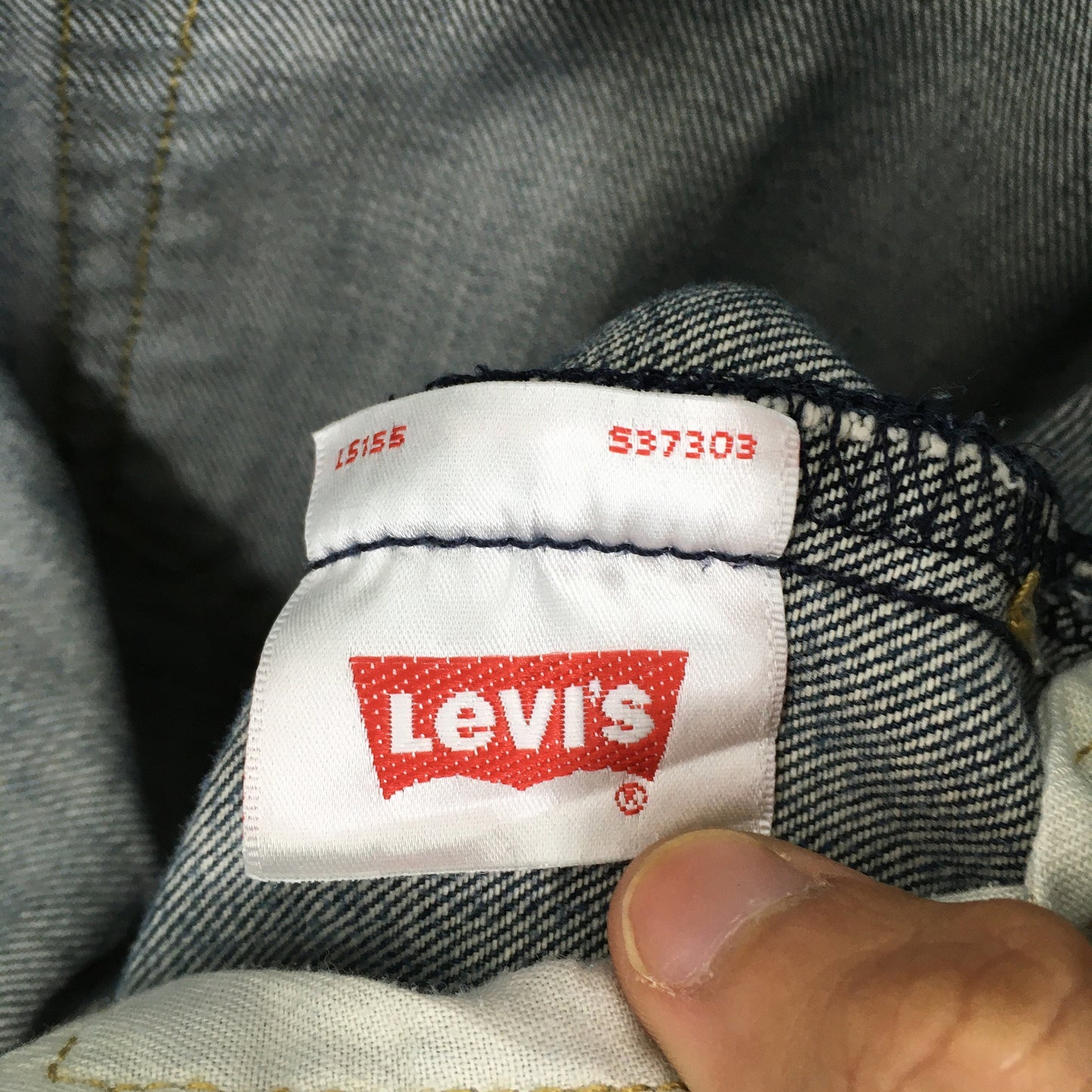 Levi's 501 Indigo Blue Jeans Size 34x33.5