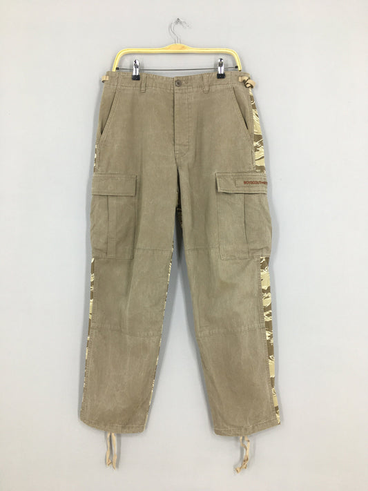 Japanese Artyz Boyscout Cargo Camo Pants Size 34x29