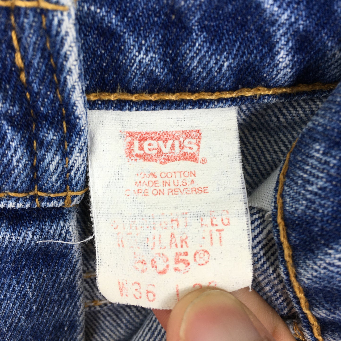 Levi's 505 Regular Fit Jeans Size 34x32