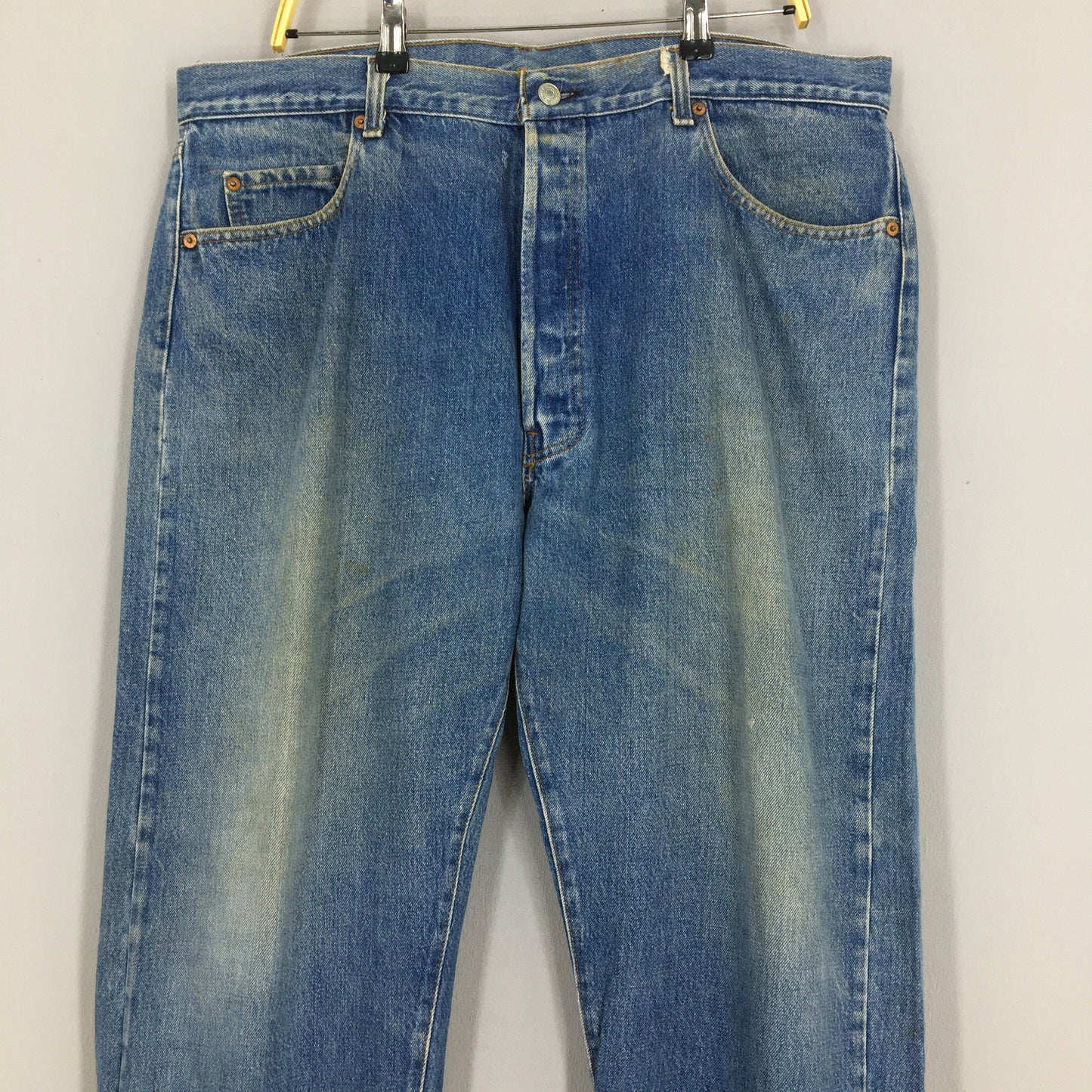 Levi's 501 Blue Jeans Stonewash Size 38x29.5