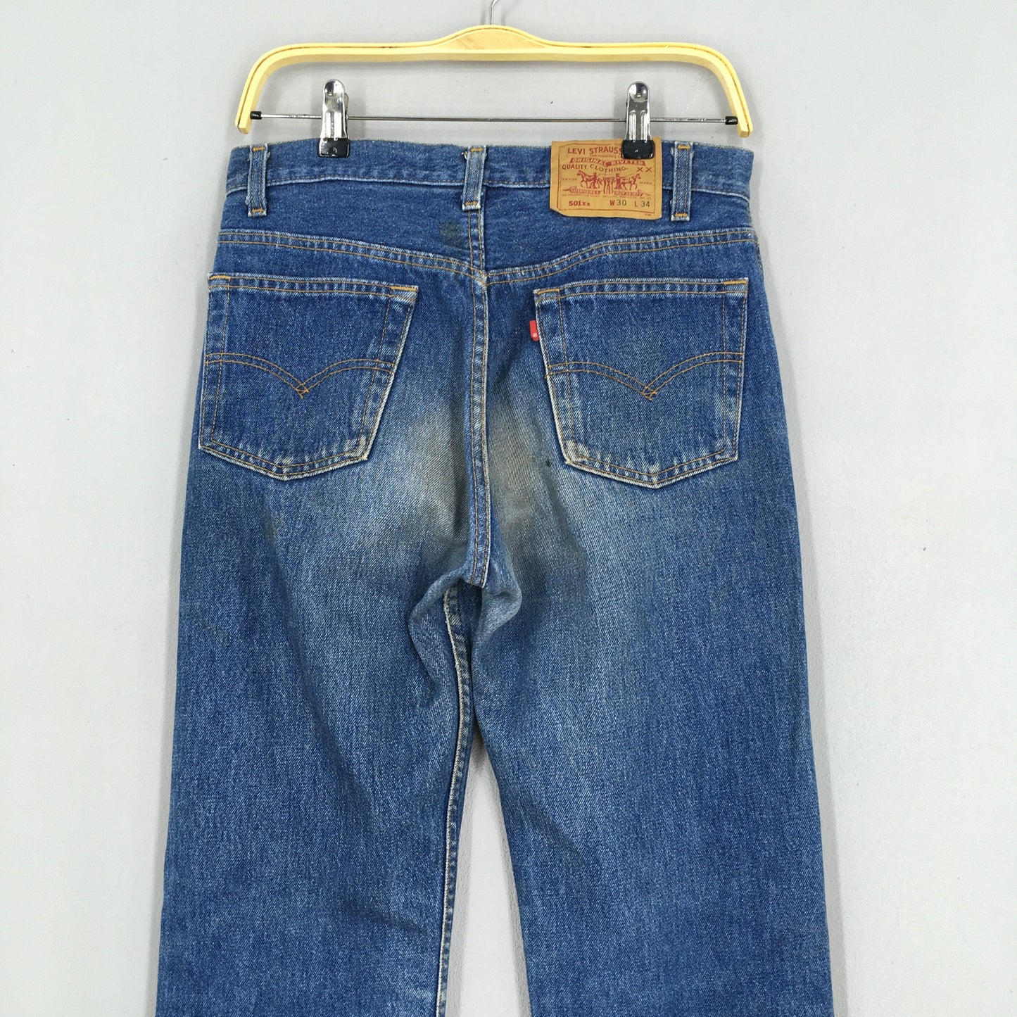 Levi's 501XX Faded Dirty Jeans Size 29x32.5