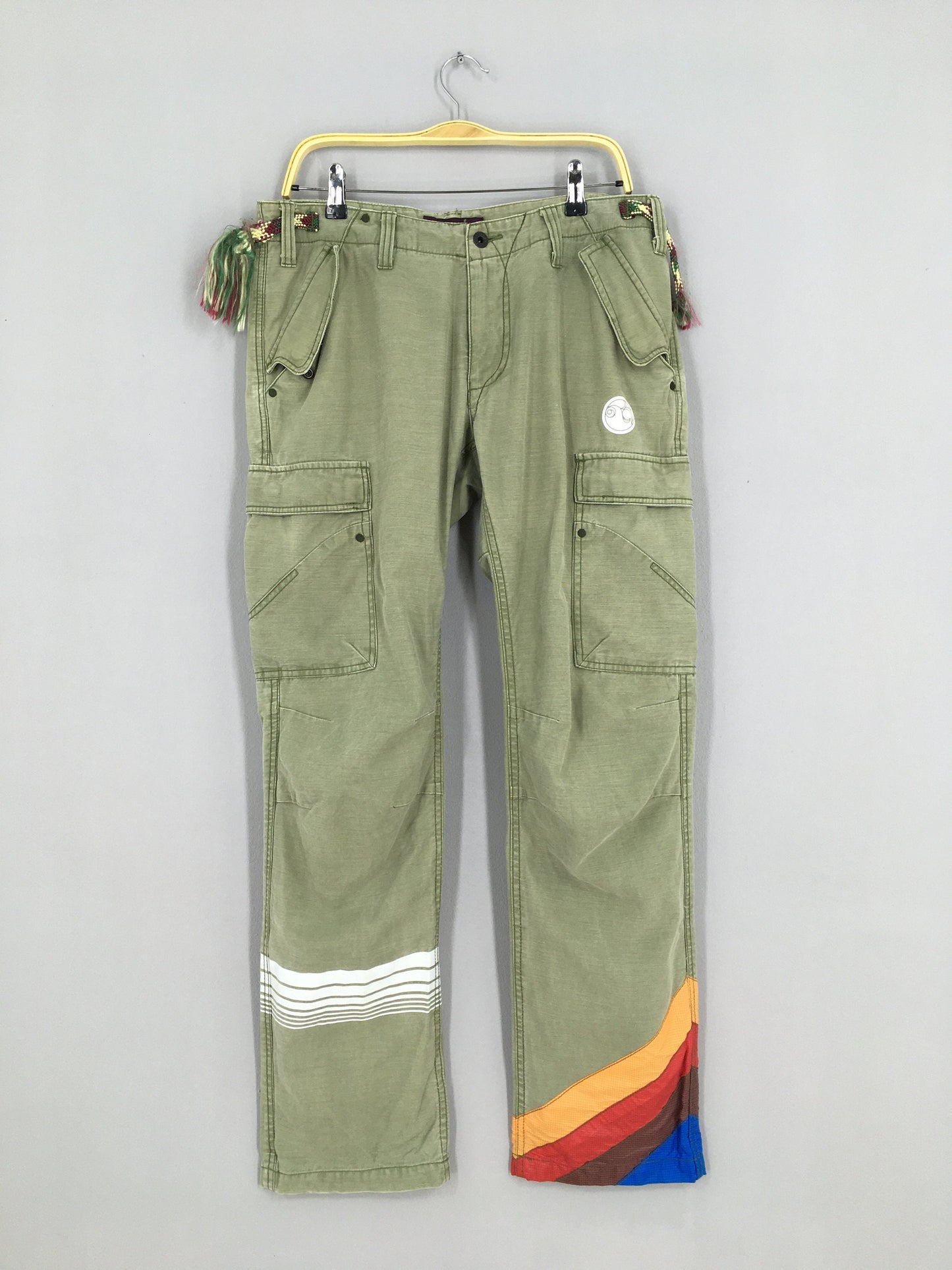 Kellen Slim Fit Cargo Pants Green Size 34x31