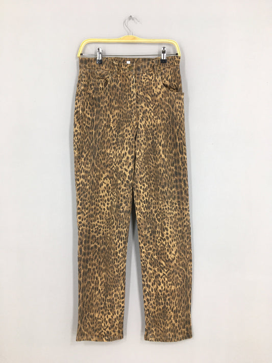 Style Works Leopard Print Pants Size 28x28