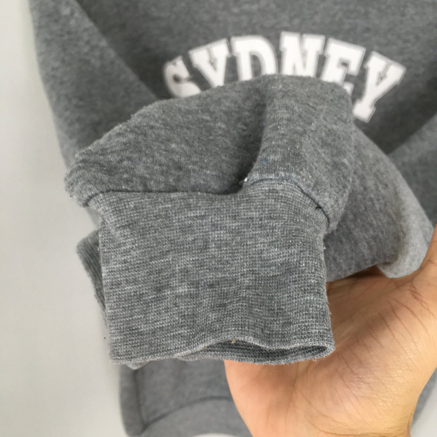 Sydney Gray Hoodie Sweatshirt XSmall