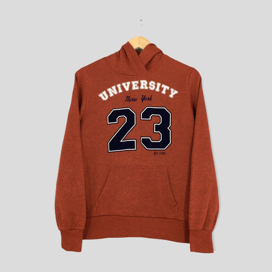 New York University Hoodie Pullover Small