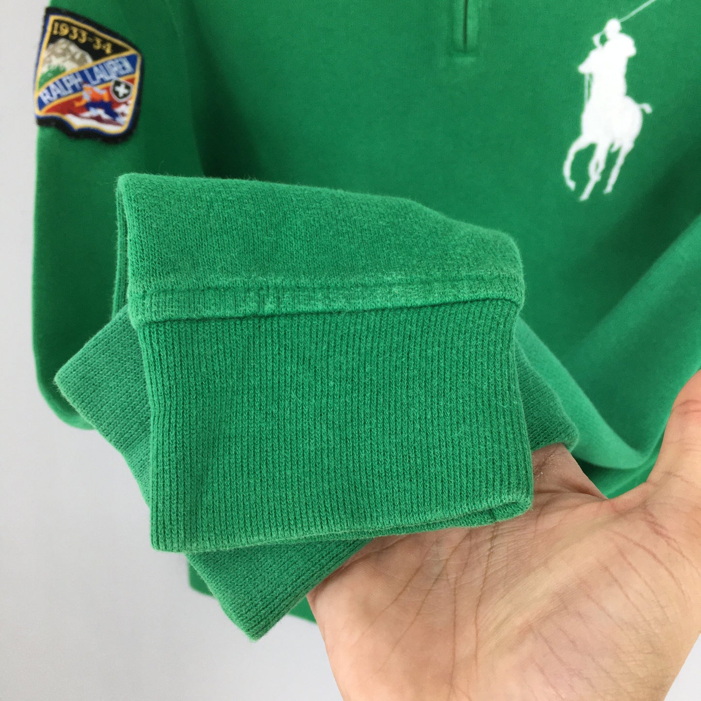 Polo Ralph Lauren Pony Green Sweatshirt Small