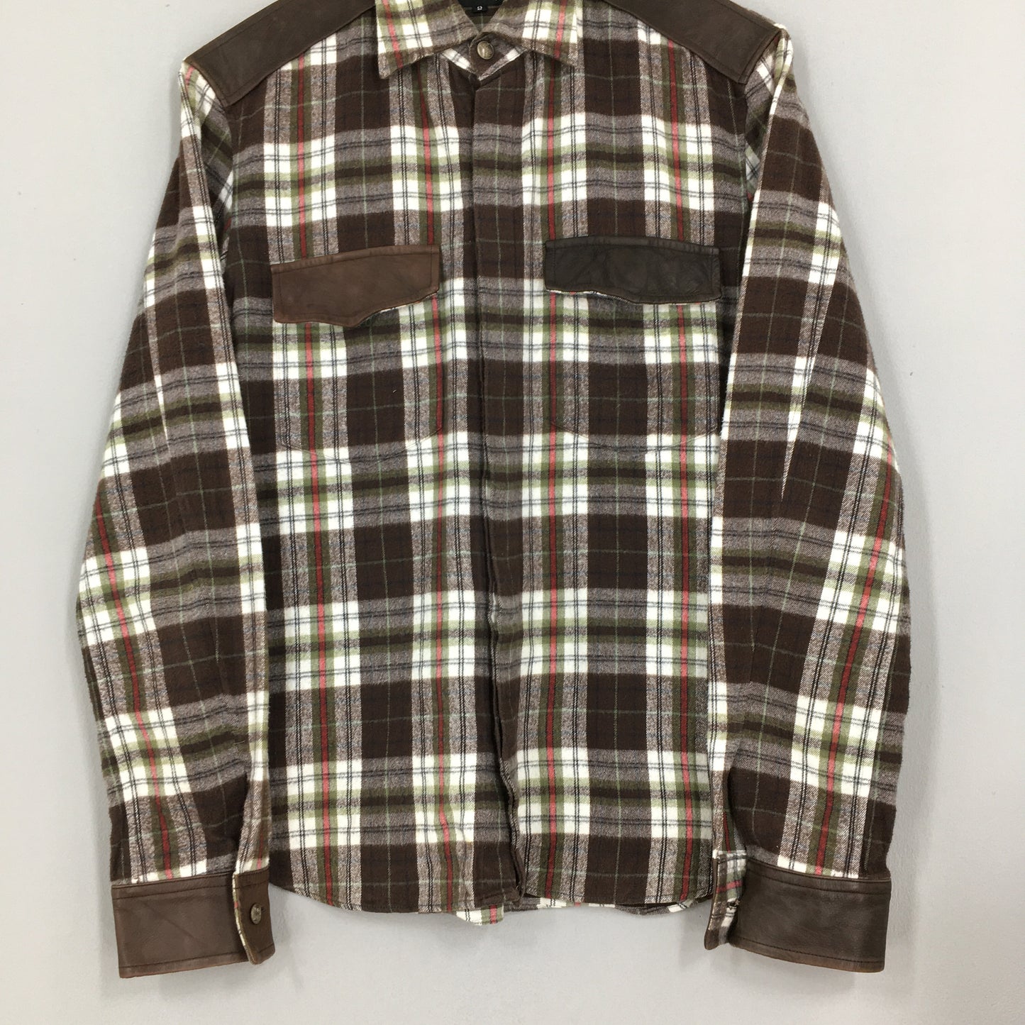 Roarguns Japan Plaid Shadow Checkered Flannel Medium