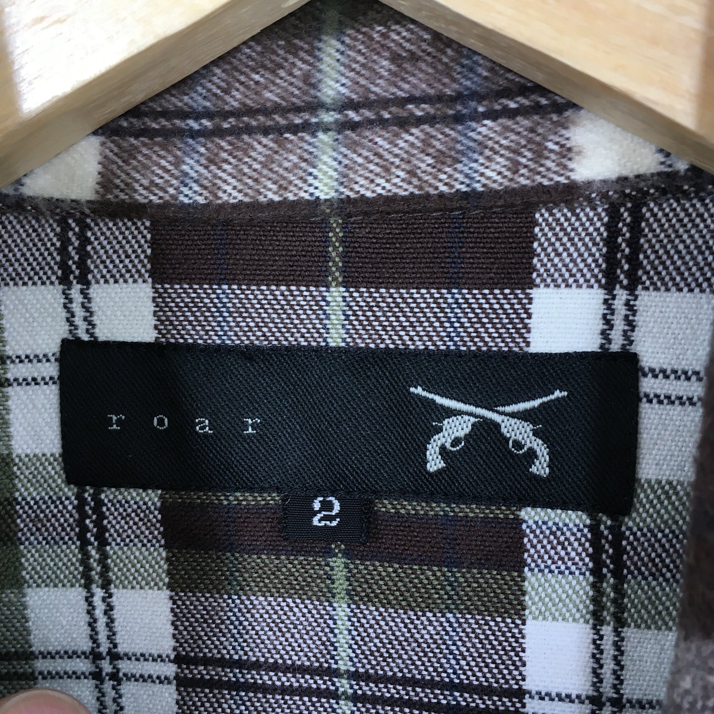 Roarguns Japan Plaid Shadow Checkered Flannel Medium