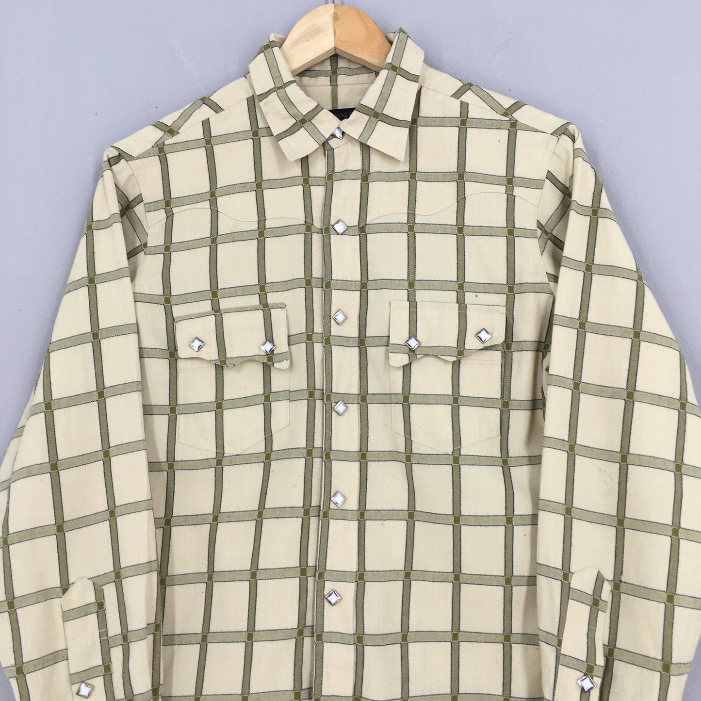 Plaid Checkered Flannel Shirt Small