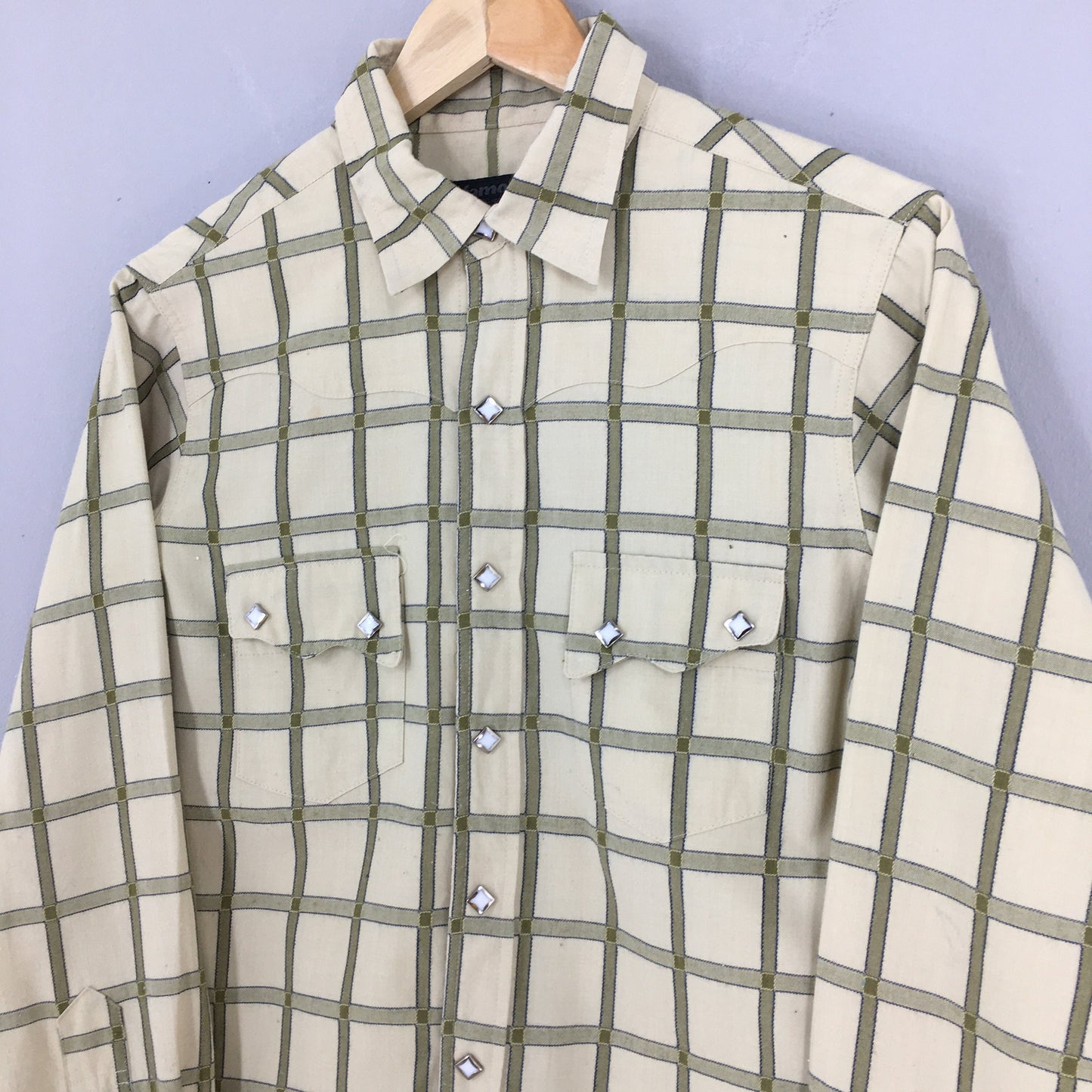 Plaid Checkered Flannel Shirt Small