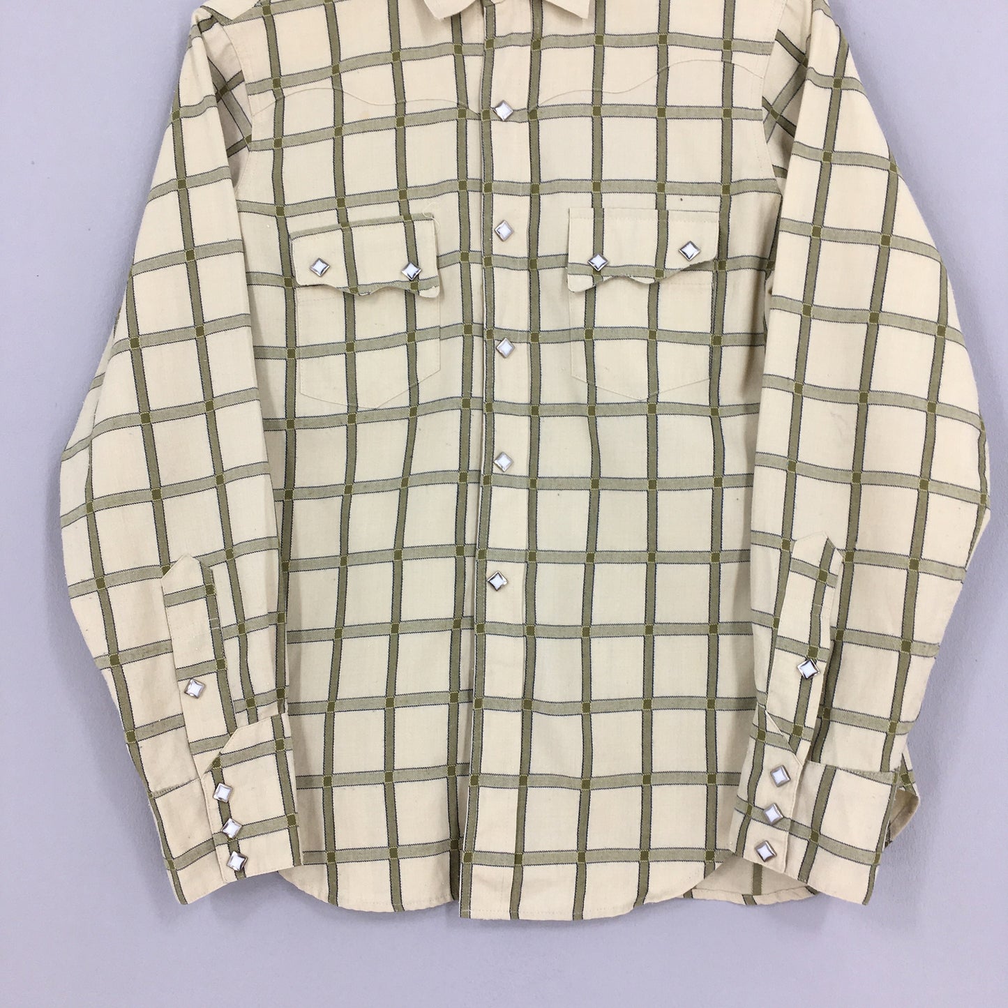 Plaid Checkered Flannel Shirt Small