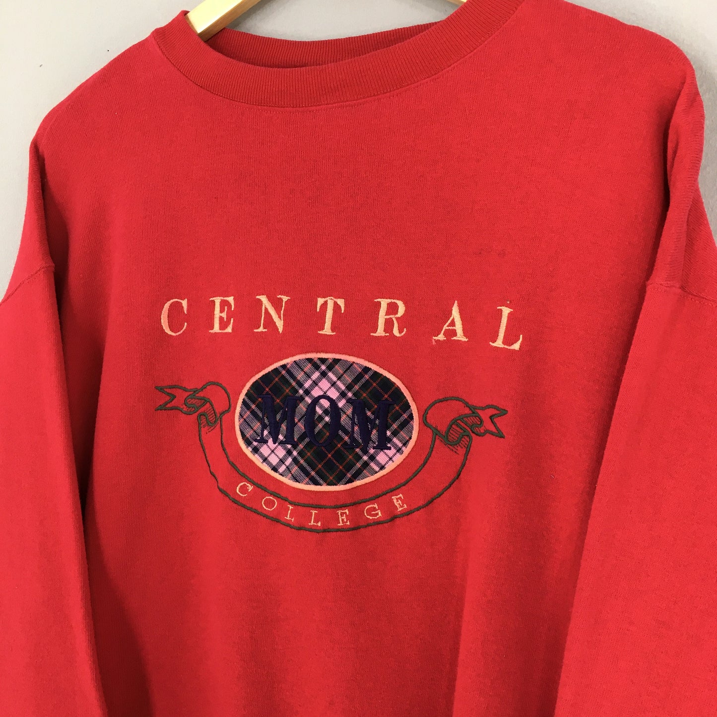 Ohio Central College Mom Red Sweatshirt XLarge