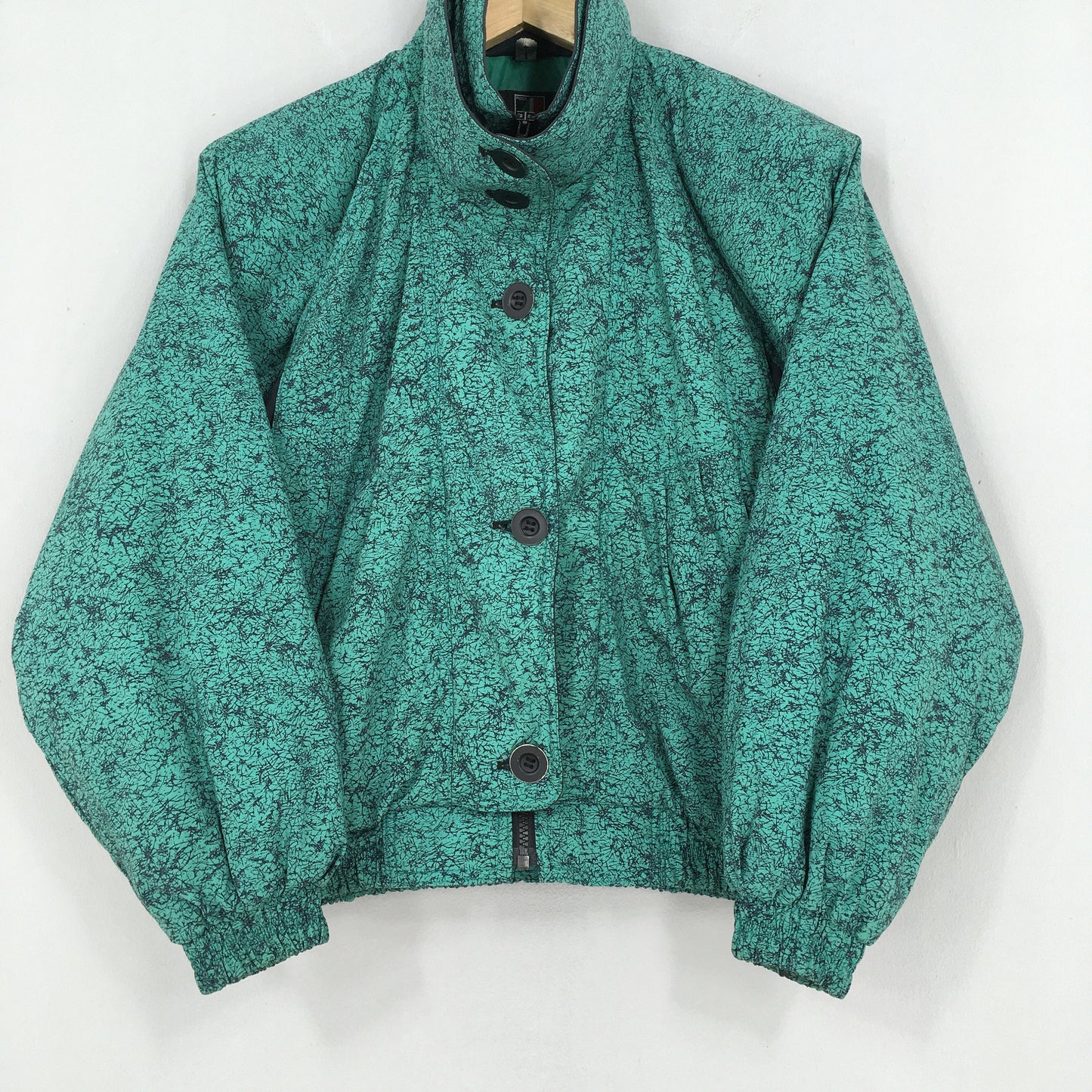 Ski Wear Green Bomber Jacket Large