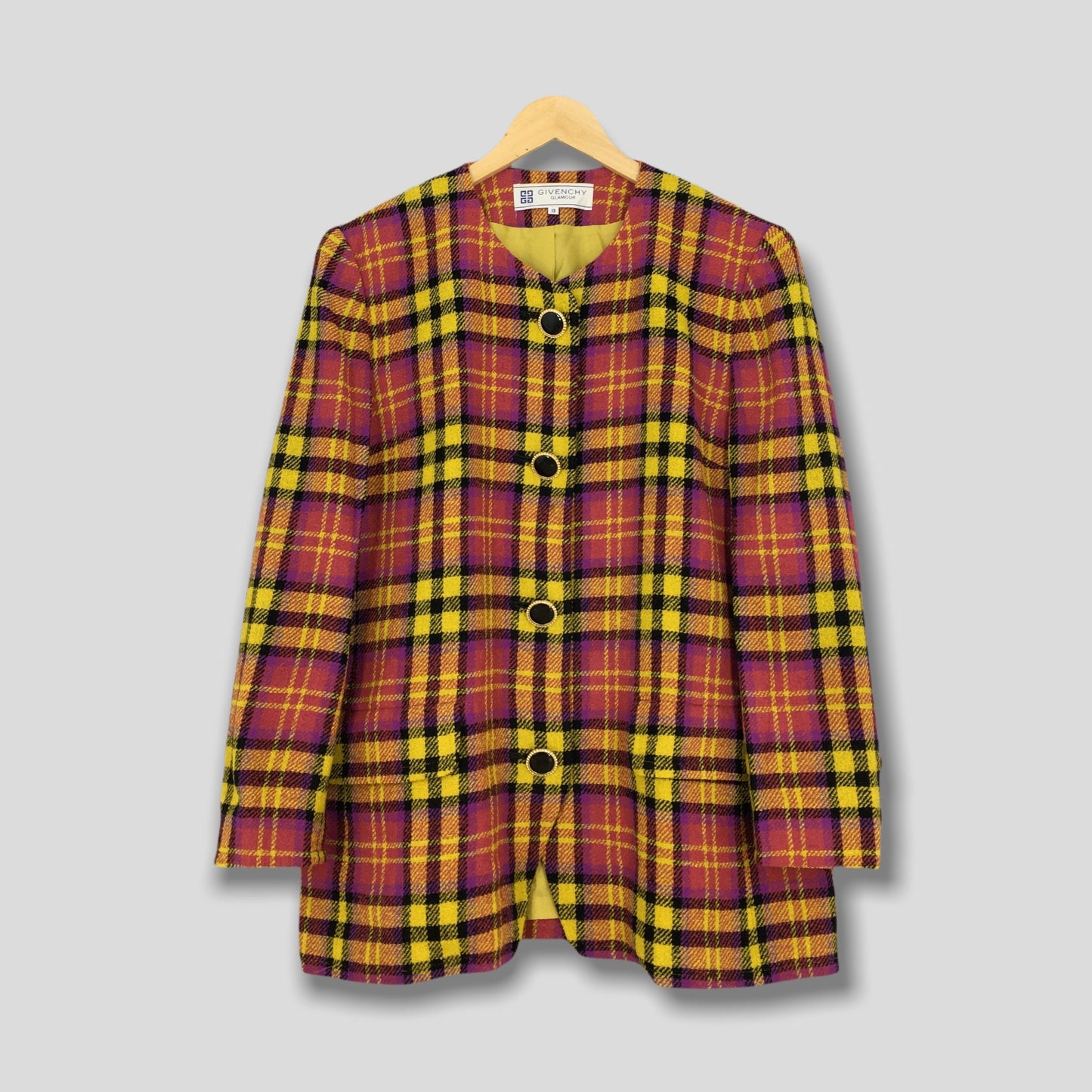 Givenchy Checkered Women Coat Medium