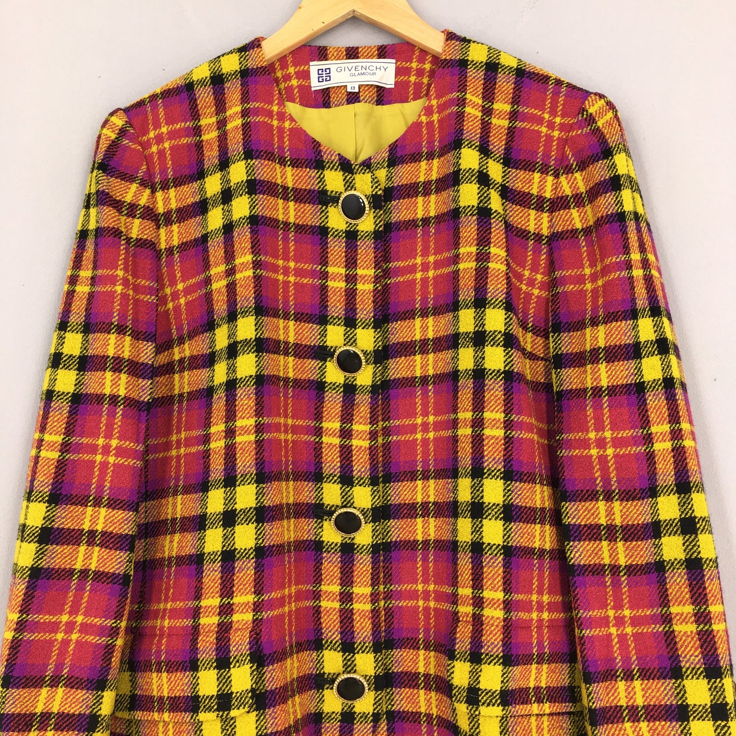 Givenchy Checkered Women Coat Medium