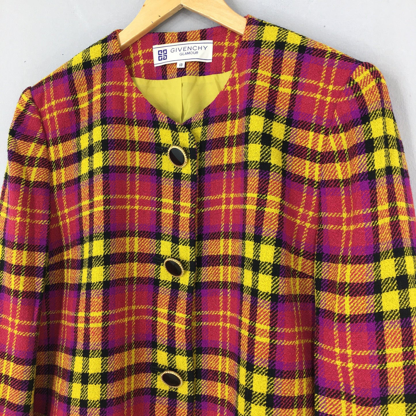 Givenchy Checkered Women Coat Medium