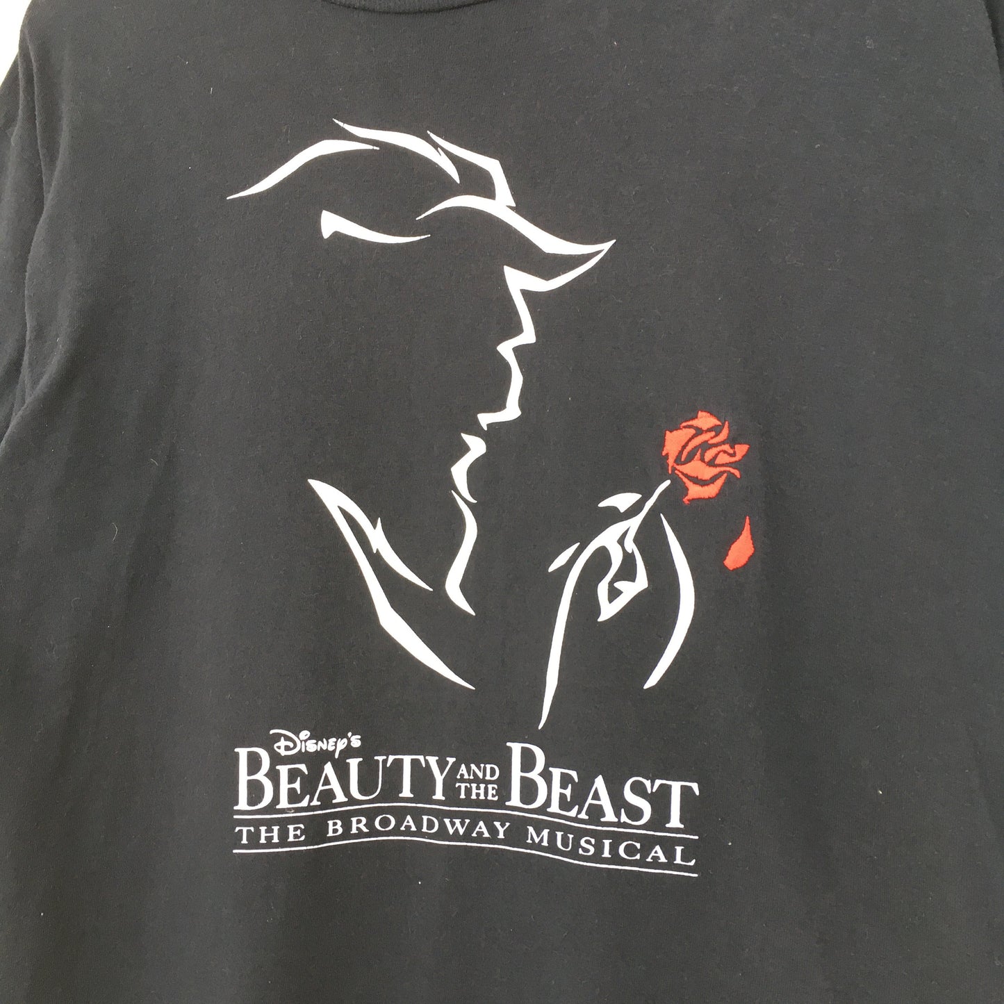 Beauty And The Beast Disney Tshirt Black Medium