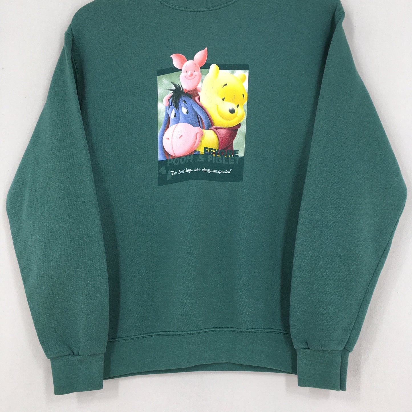 Winnie The Pooh Disney Green Sweatshirt Small