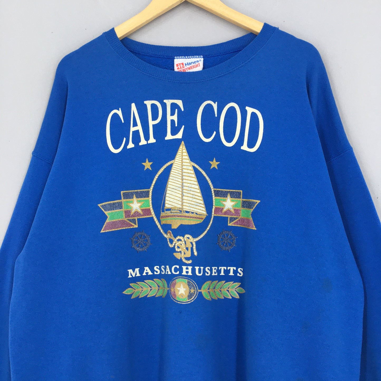 Cape Cod Massachusetts Blue Sweatshirt XLarge