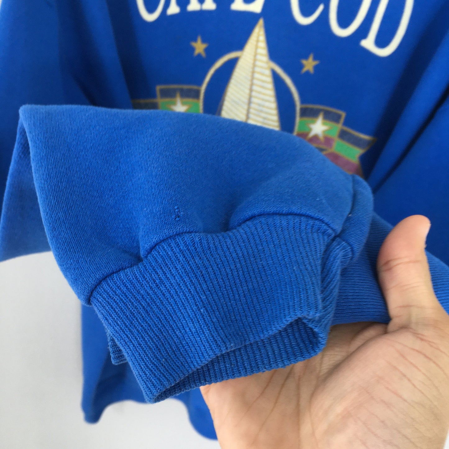 Cape Cod Massachusetts Blue Sweatshirt XLarge